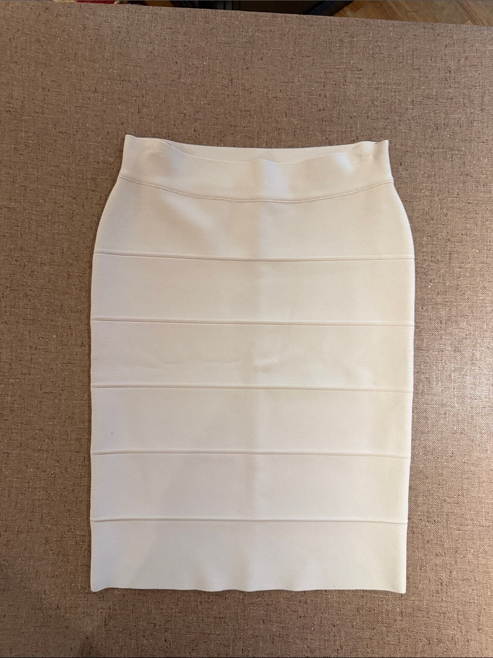 BCBGMaxAzria Ivory Bandage Pencil Skirt